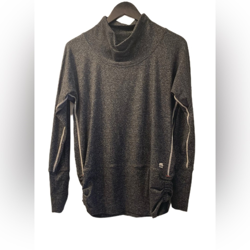 2 for $10 or 3 for $12 - Roots Charcoal Mock Neck Hoodie
